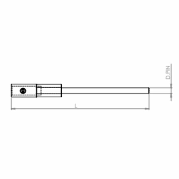 1/0 AWG Stud Type Bimetal Compression Connector - Image 4